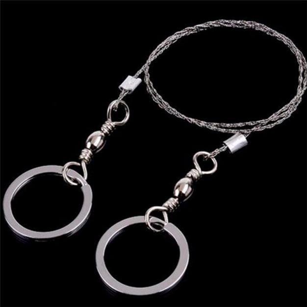 Travel Tool Wire Saw Rope Portable Emergency Survival Gear Steel Wire Saw Camping Hiking Outdoor Tools