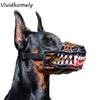 Maschera Bocca Cane Halloween Vintage Cinghie Regolabili Zanne Realistiche Maschera Animale Divertente Vestibilità Elasticizzata Denti Mobili
