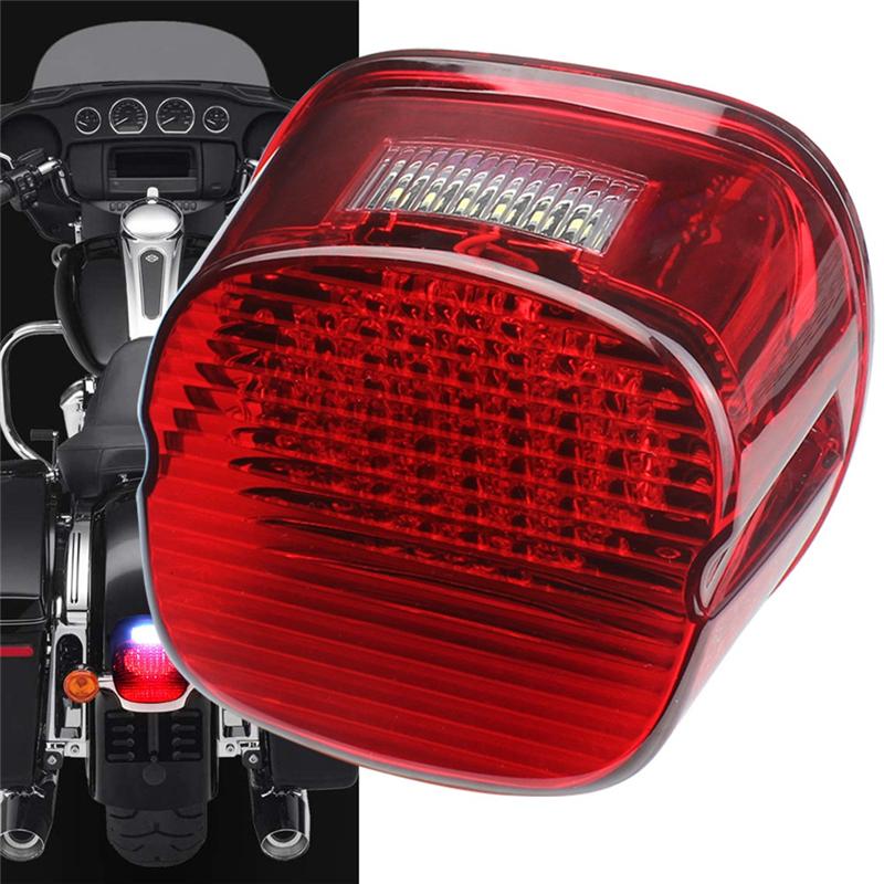 A03E-1 Pcs Motorcycle Modified Rear Tail Light LED Brake Light For  Motorcycles With Strong Penetrating Power