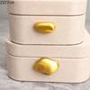 Creative Leather Decorative Box Jewelry Boxes Dresser Table Desk Decoration Cosmetic Jars Exquisite Earring Jewelry Storage Jar