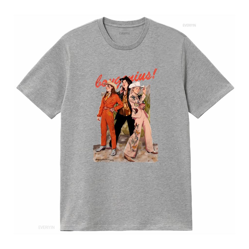 Boygenius 2023 Indie Rock Music Tour T Shirt All Sizes S 5XL Unique Band Design Perfect for Fans vintage Washed graphic