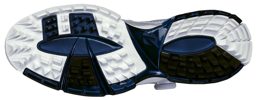 Bridgestone Golf Zero Spike BIATAR Tour SH2401 Golf Size 3E Men's Shoes, Silver/Blue, 26.0 cm,