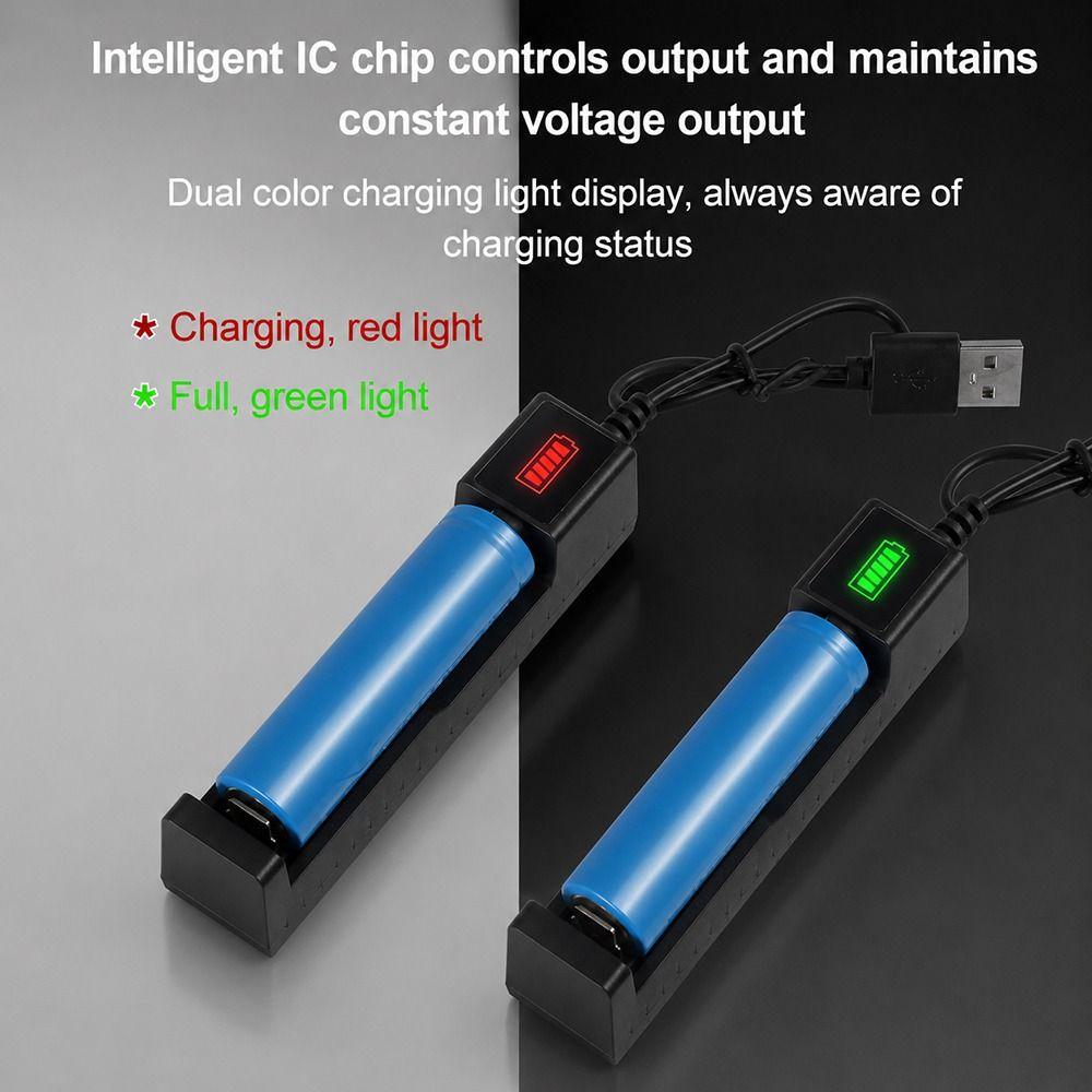 1Pcs 1/2/4 Slots Lithium Charger  for 10440 14500 16340 18350 18500 26650 Battery