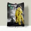 TV B-Breaking Bad Throw Lightweight 240g Flannel Blanket Soft Skin-friendly for Summer Cooling