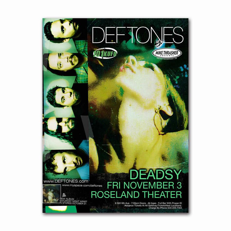 Deftones Wokalista Muzyka Album Płótno Malowanie Sztuka Nowoczesna Plakat Popularny Zespół Vintage Druk Obrazy Ścienne do Dekoracji Salonu