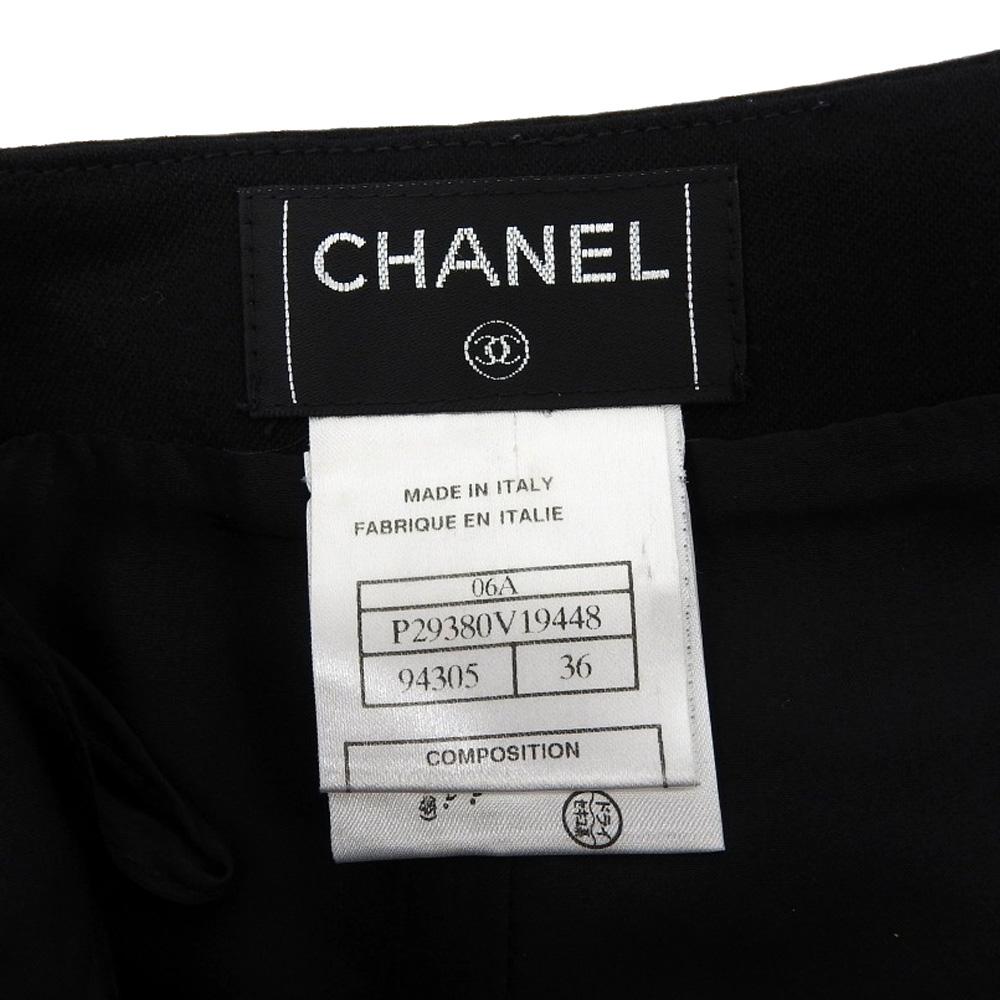 Chanel Excellent Condition Tiered Skirt for Women, Black, Size 36, 06A, P29380V19448 Skirt 36 blackUsed