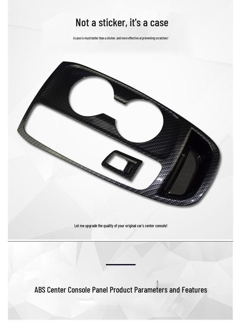 Chevrolet Equinox Carbon Fiber Gear Shift Panel & Cup Holder Sticker Set