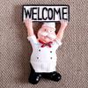 Resin Chef Cook Bread Refrigerator Magnet Fridge Home Kitchen Decoration Acce D57B