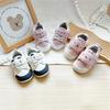 Japanese Cartoon Castle Baby Shoes - Two-Tier Velcro Toddler Walkers for Spring/Autumn (Unisex)