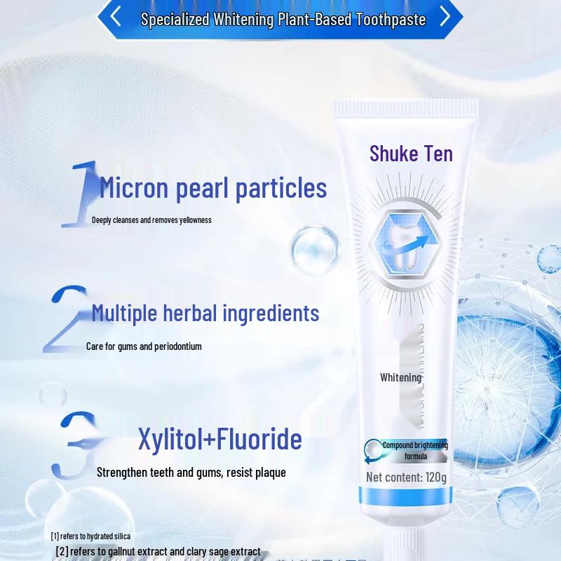 Shuke Anti-Cavity & Whitening Toothpaste (5-Pack)