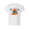 Unisex Surfing Graphic T Shirt With Retro Sunset Waves Palm Trees Design Ideal F