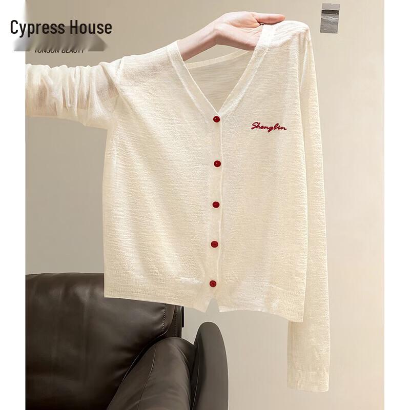 Women s V-Neck Lightweight Knit Cardigan One Size