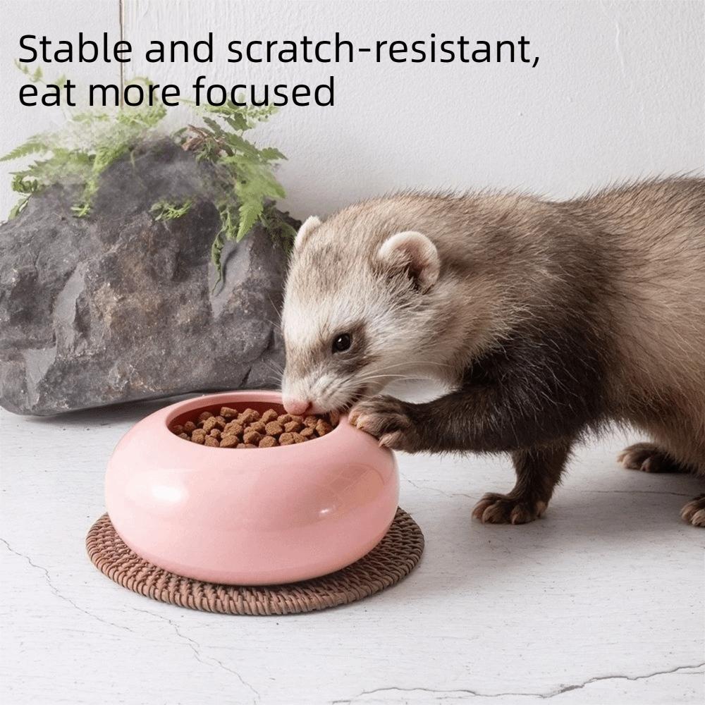 Anti Overturning Ferret Feeding Bowl Anti-Spill Guinea Pigs Food Dish Hamster Food Bowl Home Use