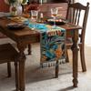 American Retro Jacquard Table Runner Dining Table Cloth Tea Table Cabinet Decorative Strip