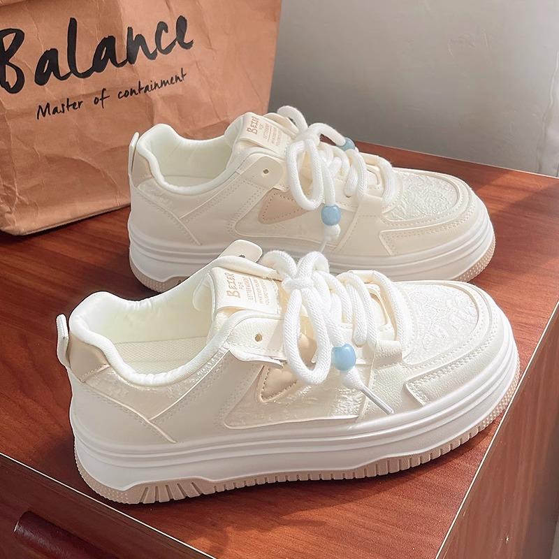 

Canvas shoes women s autumn new platform with skirt little white shoes women s board shoes 40 бежевый