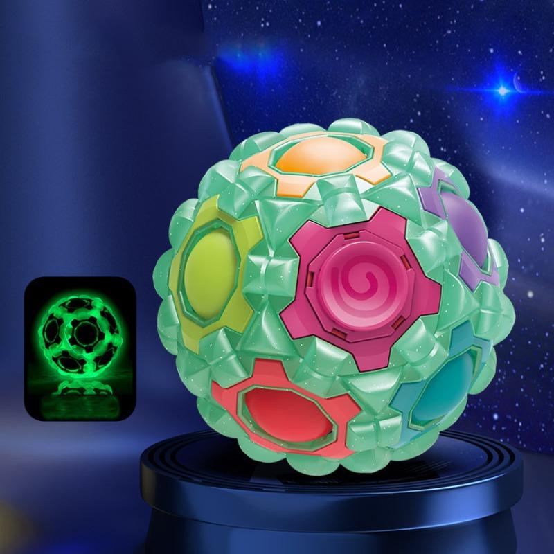 Bambini Giroscopio Luminoso Bambini Illuminazione Plastica Massaggio Corpo Antistress Giocattoli Cervello Coordinazione Capacità Formazione