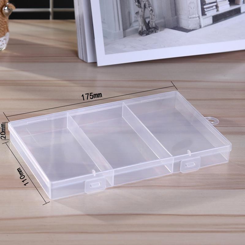 Storage Box Plastic Transparent Multifunctional With cover Space saving