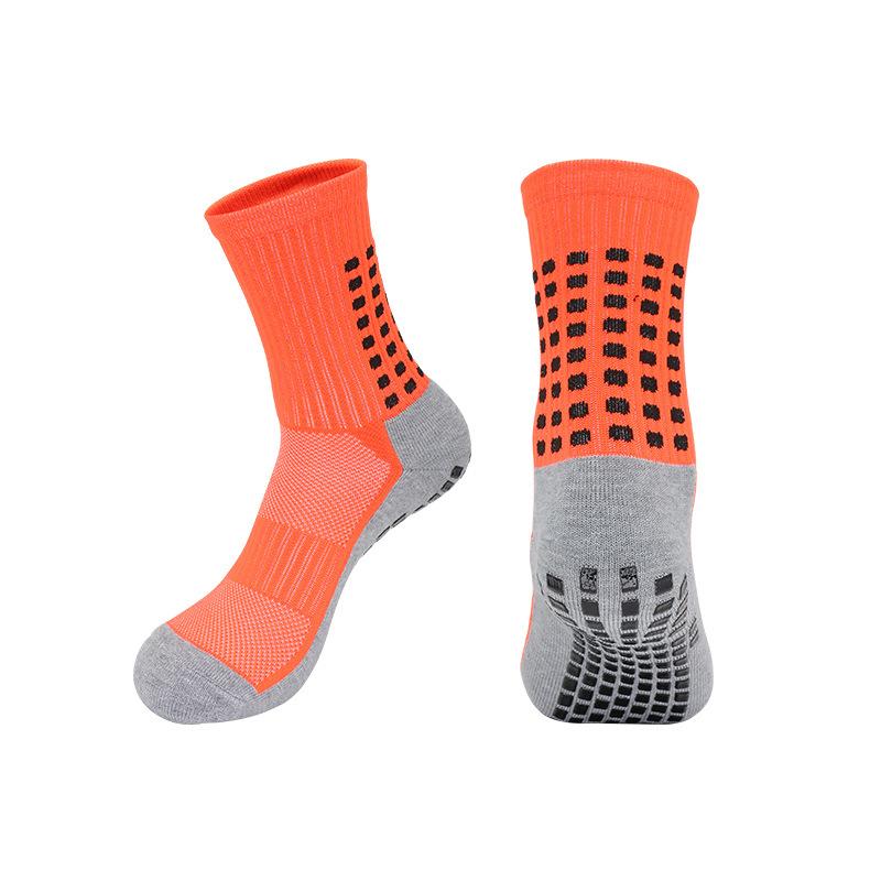 Herbst Trainings Fußballsocken Herren Handtuchsohle Sportsocken Spender Nicht-Rutsch-Socken Atmungsaktiv Schweißabsorbierend Mittellange Socken