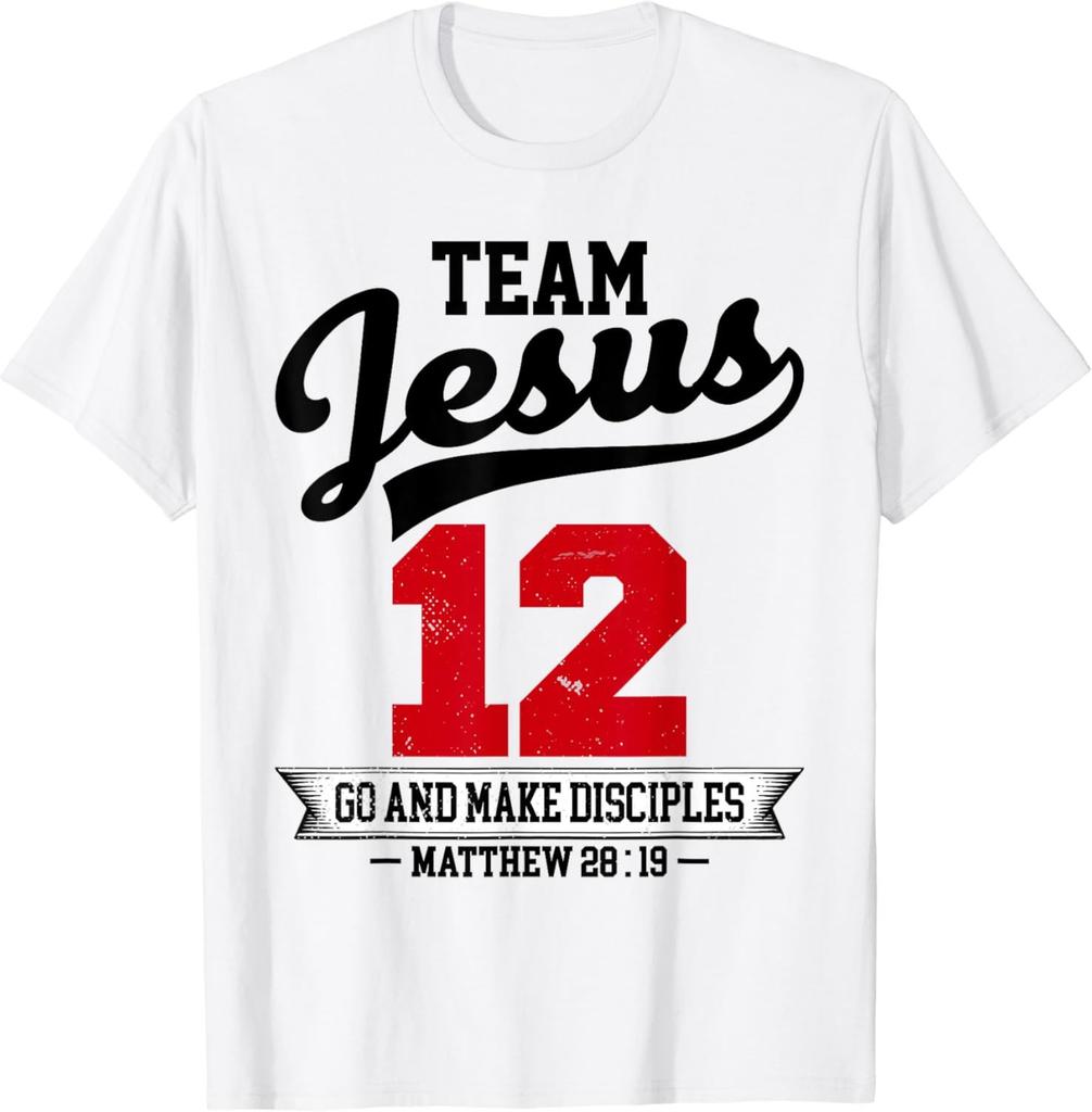 Lustiges Team Jesus Christlicher Glaube Beten Gott Religiöses T-Shirt Lustige Jesus Kleidung Baumwoll-T-Shirts für Herren Grafik-T-Shirts