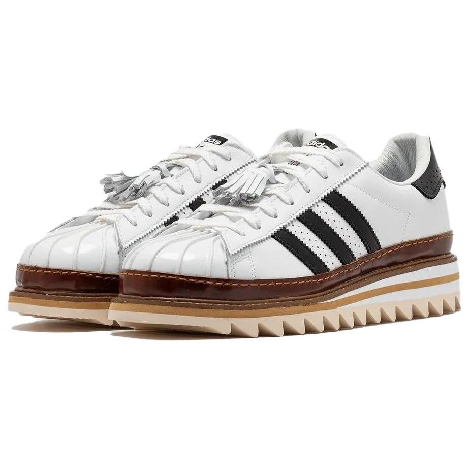 CLOT x adidas Superstar Beyaz Siyah Unisex Spor Ayakkabı Bulut Beyazı Ana Siyah Kristal Kumu IH3132