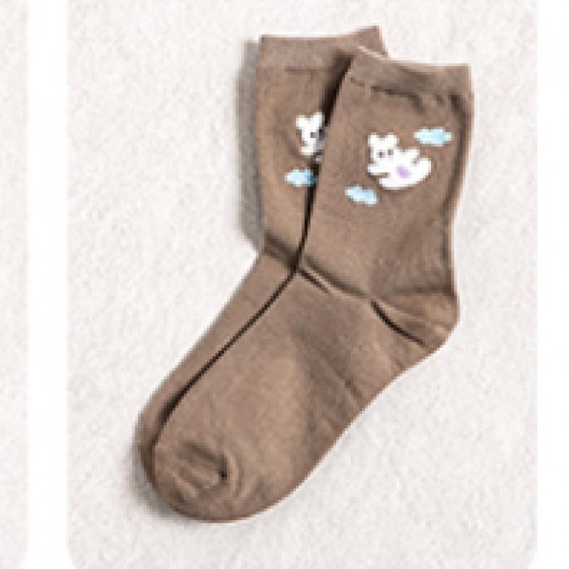 DaiSo Tactel Animal Point Women S Long SockS