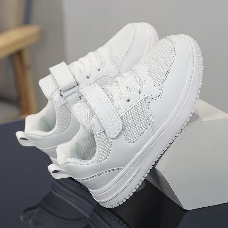Students Children Children Older Children Summer New Sneakers Mesh Pure White Breathable Running Shoes Children 28 белый