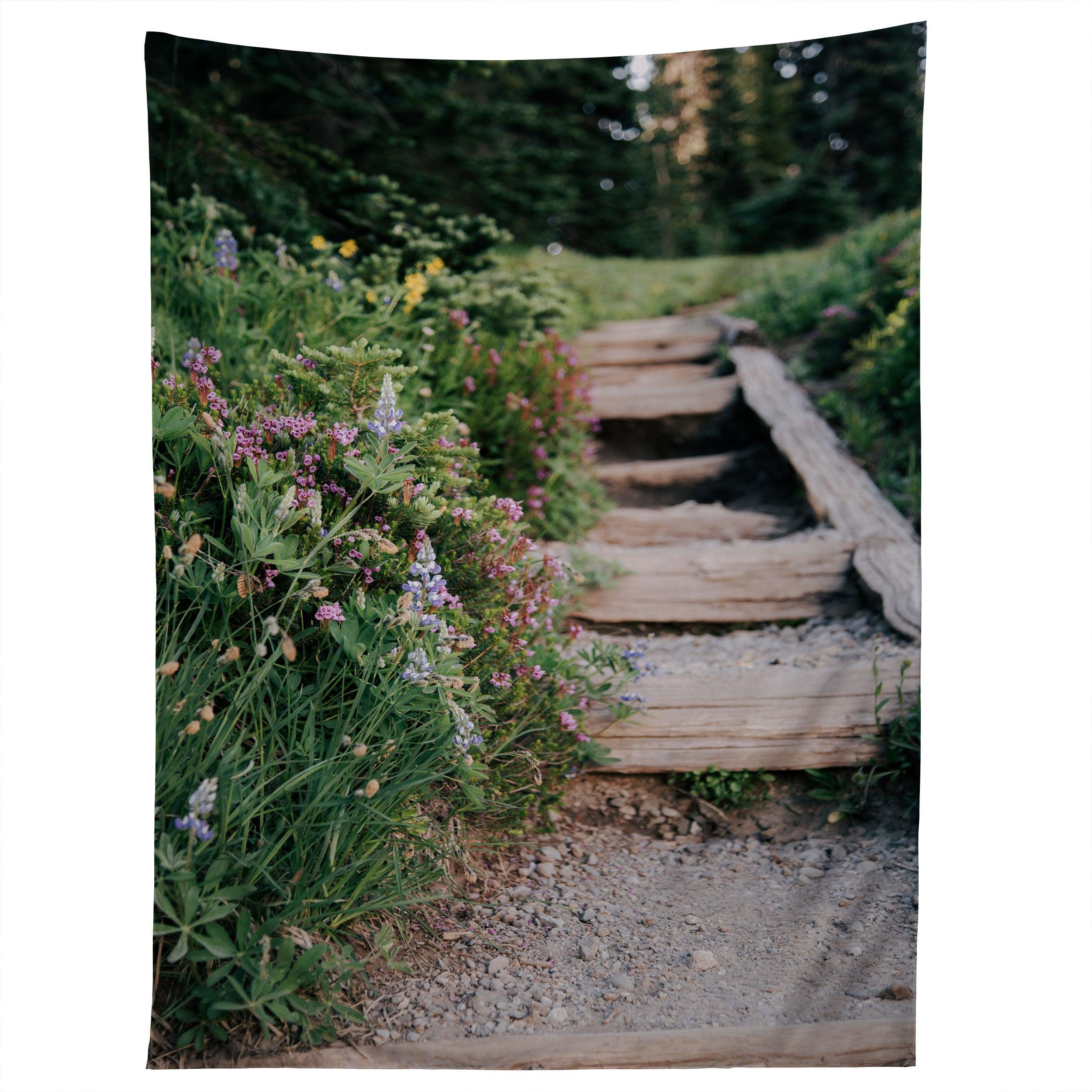 WILDFLOWER STEPS tapestry 75x100