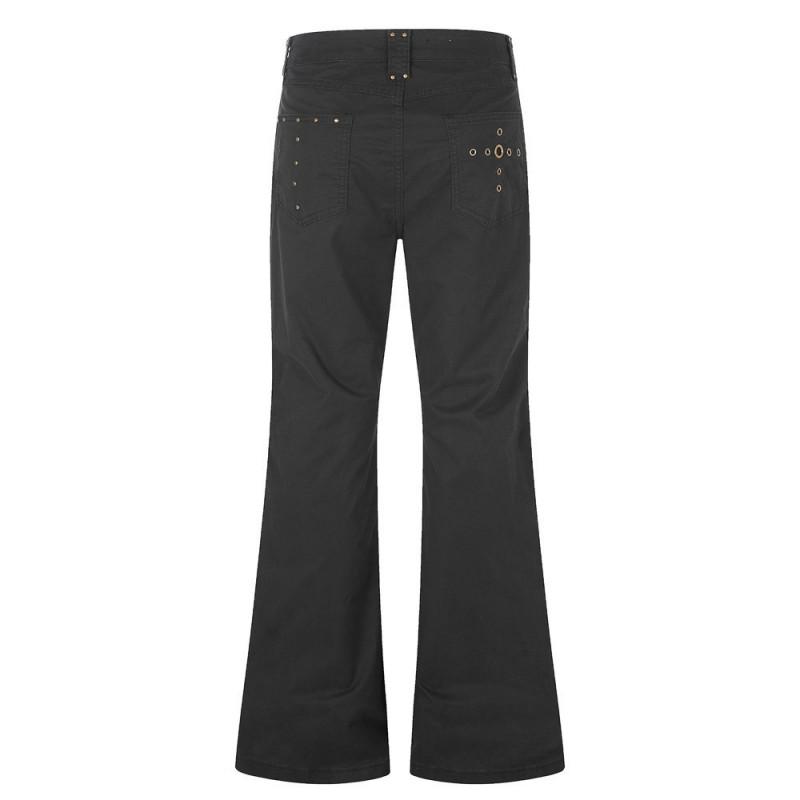 Mens Casual Pants Street Style Solid Color Cargo Trousers With Pocket Detail