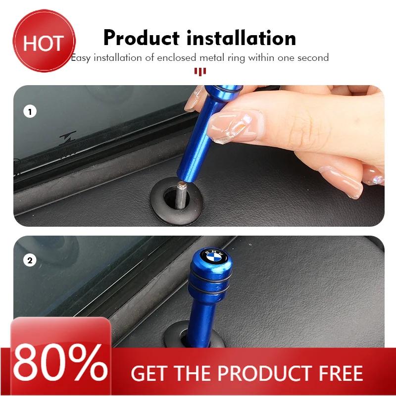 QMBR7 80% New 2/4pcs Car Alloy Door Lock Pin Security Insurance Accessories For BMW E87 E70 E91 E30 G20 E92 E93 E60 E46 E90 G30 E53 X