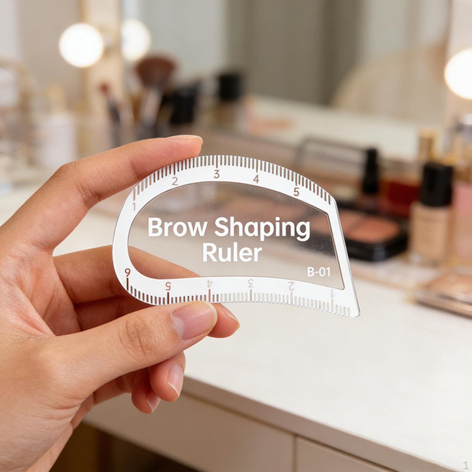 Eyebrow Shaping Ruler Arch Brow Mapping Fast Drawing Positioning Tool Template 5.5cmx3.5cm