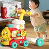 Baby Walker Stroller: Multi-functional Ride-On Steam Train Educational Toy