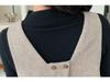 Maternity Fashion: Korean Loose Woolen Overall Skirt & Sweater Set for Autumn/Winter