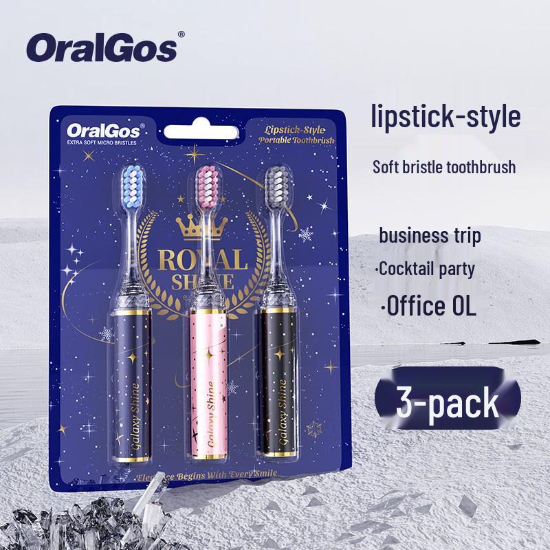 Brosse à dents de voyage pliante de luxe à poils souples pour adultes - Idéale pour les voyages d'affaires, les hôtels et l'usage domestique