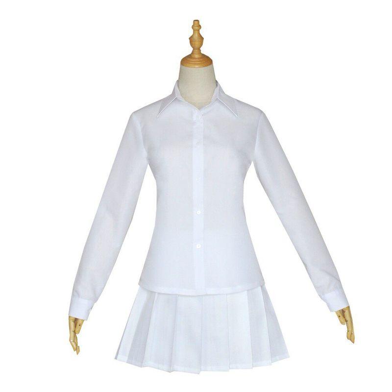The Promised Neverland Cosplay Costume Emma Norman Cosplay Clothing Shop Emma (Shirt + Skirt) XXL