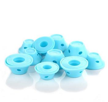 Silicone Sleeping Hair Rollers Mushroom Shaped Hair Styling Curlers for Salon Hair Dressing