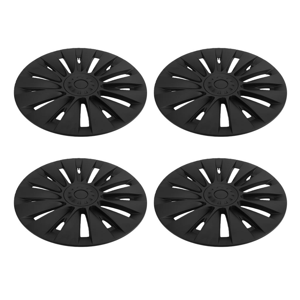 4pcs 19in Wheel Covers ABS Matte Black Hub Replacement for Juniper 2021-2024