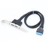 USB3.0 to 20PIN Back Panel for PC Computer Motherboard with Cable 50CM Converter USB Extend Cable Adapter for Desktop