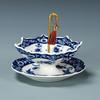Umbrella Shape Strainer Blue and White Porcelain Tea Infuser For Tea Ceremonies And Everyday Brewing