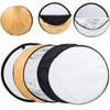 60x60cm 5 In 1 Multi Disc Photography Studio Photo Oval Collapsible Light Reflector Handhold Portable Photo Disc