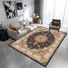 Indian Moroccan Carpet Area Rug Floor Mats Ethnic Style Children Play Mat Bedroom Trendy Non-slip Living Room Flannel Home Decor