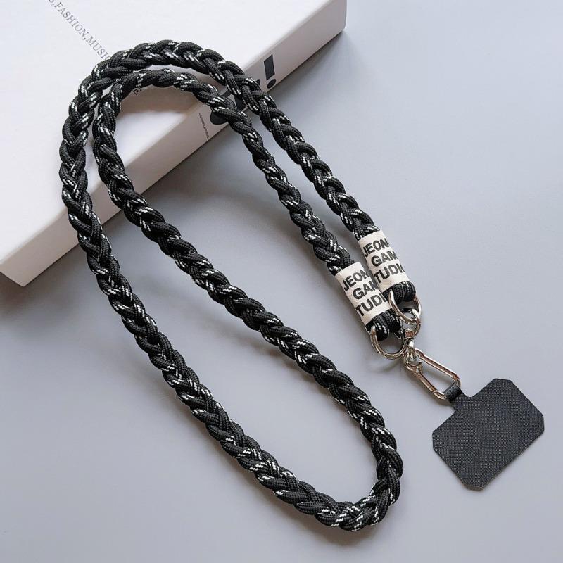 Mobile Phone Lanyard Extended Cross-body Can Be Carried on the Shoulder Sturdy Outdoor Mountaineering Unisex Braided Strap Pendant Universal