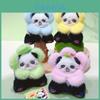Plush Panda Keychain With Flower Hat Keyring For Kids And Collectors