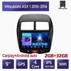 Για Mitsubishi ASX 1 2010-2016 Για C4 Peugeot 4008 Ραδιόφωνο αυτοκινήτου Πολυμέσα Αναπαραγωγή βίντεο Πλοήγηση GPS Carplay Android 2din 2+32GB