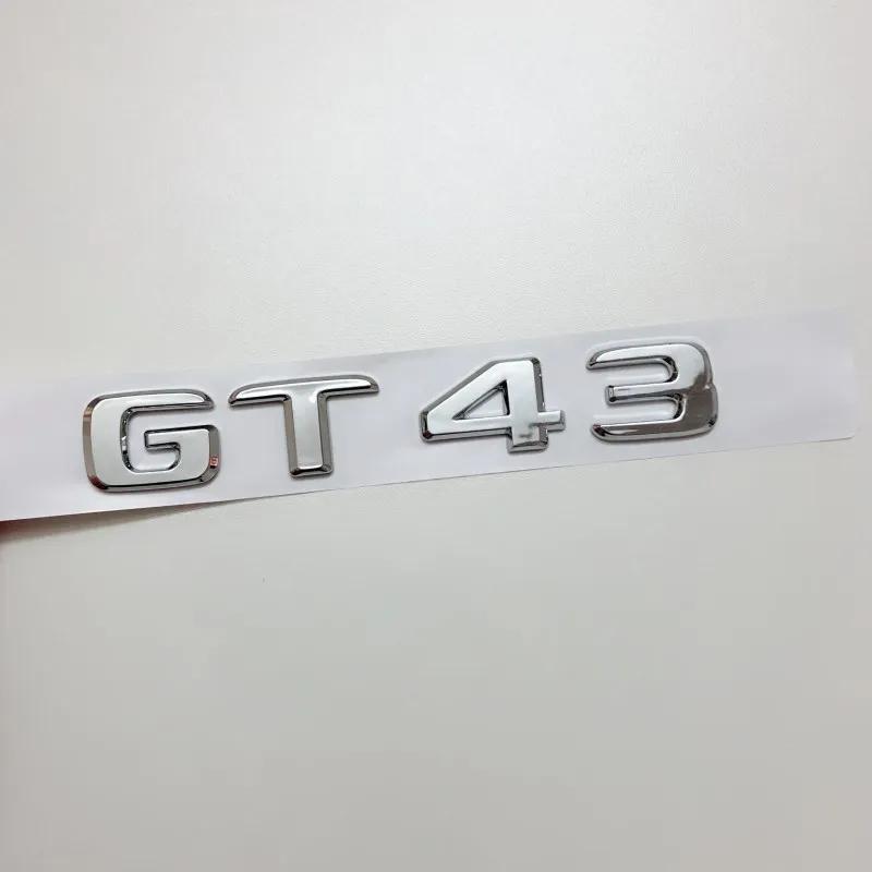 3D ABS Rear Trunk Decal Emblem Badge Sticker For Mercedes AMG GT R S C GTR GTS GT50 GT43 GT53 GT63S W190 W251 Car Accessories