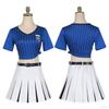 Blue Prison Cosplay Costume With Sweet And Cute Skirt Dress For Women