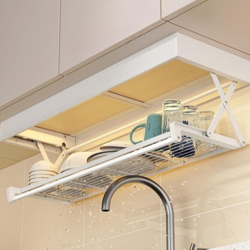 Kitchen Storage Shelf Suspended Organizer Rack Multifunction Modern Seasoning Racks Floating Wall Shelves Kitchens Acceesories