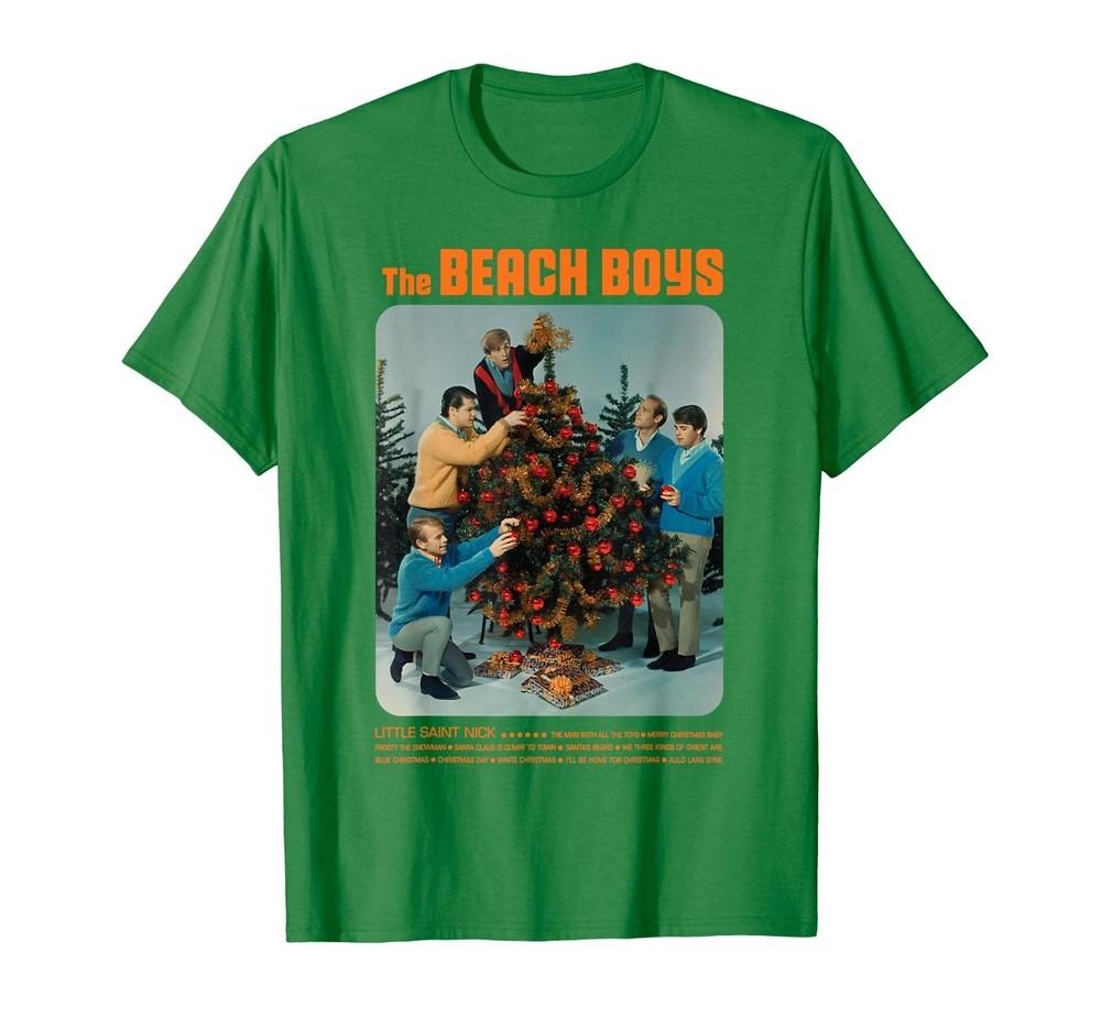 The Beach Boys Christmas Green Unisex S-234XL shirt Giftf family D2035 Unisex T-Shirt
