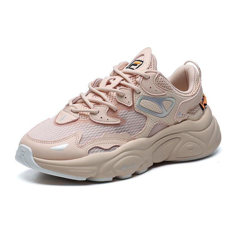 Fila Fusion Mars 1 Fabric Comfortable Fashion Casual Low-Top Dad Shoes Women Sneaker Peach T12W125203FCO