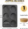 Non-stick Cake Mold Pan 6 Cup Baking Tray Non Stick Muffin Mould Cupcake Baking for Cakes Biscuit DIY Cake Kitchen Accessories