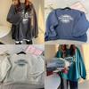 Letter Print Hoodie For Women With Thick Polyester Fabric Casual Fall Winter Fashion